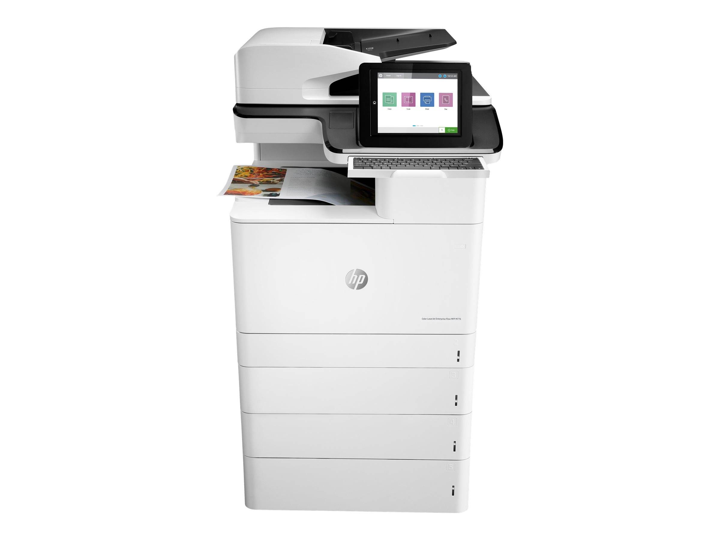 HP LaserJet Enterprise Flow MFP M776z MFP colour laser 297x864mm 46ppmcopy 46ppmprint 2300 sheets USB 2.0 LAN Wi-Fi USB-7