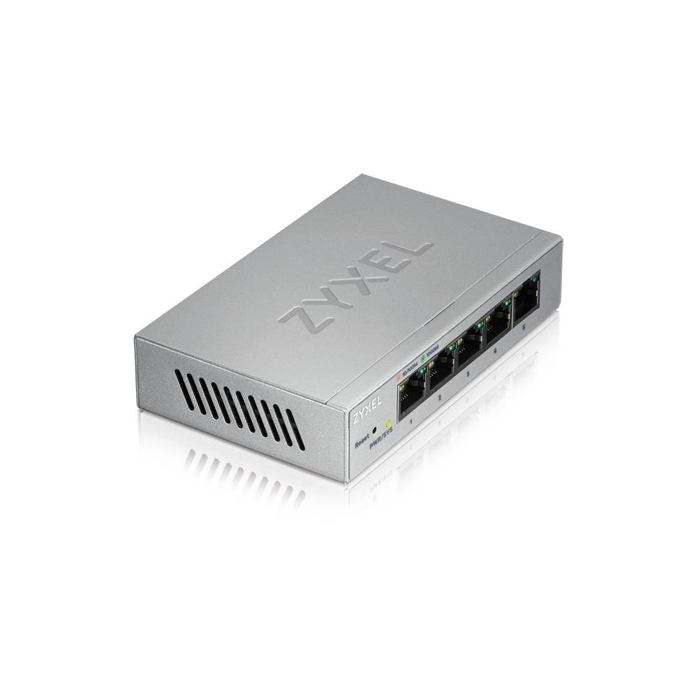 Zyxel GS1200-5 Géré Gigabit Ethernet (10/100/1000) Argent-5