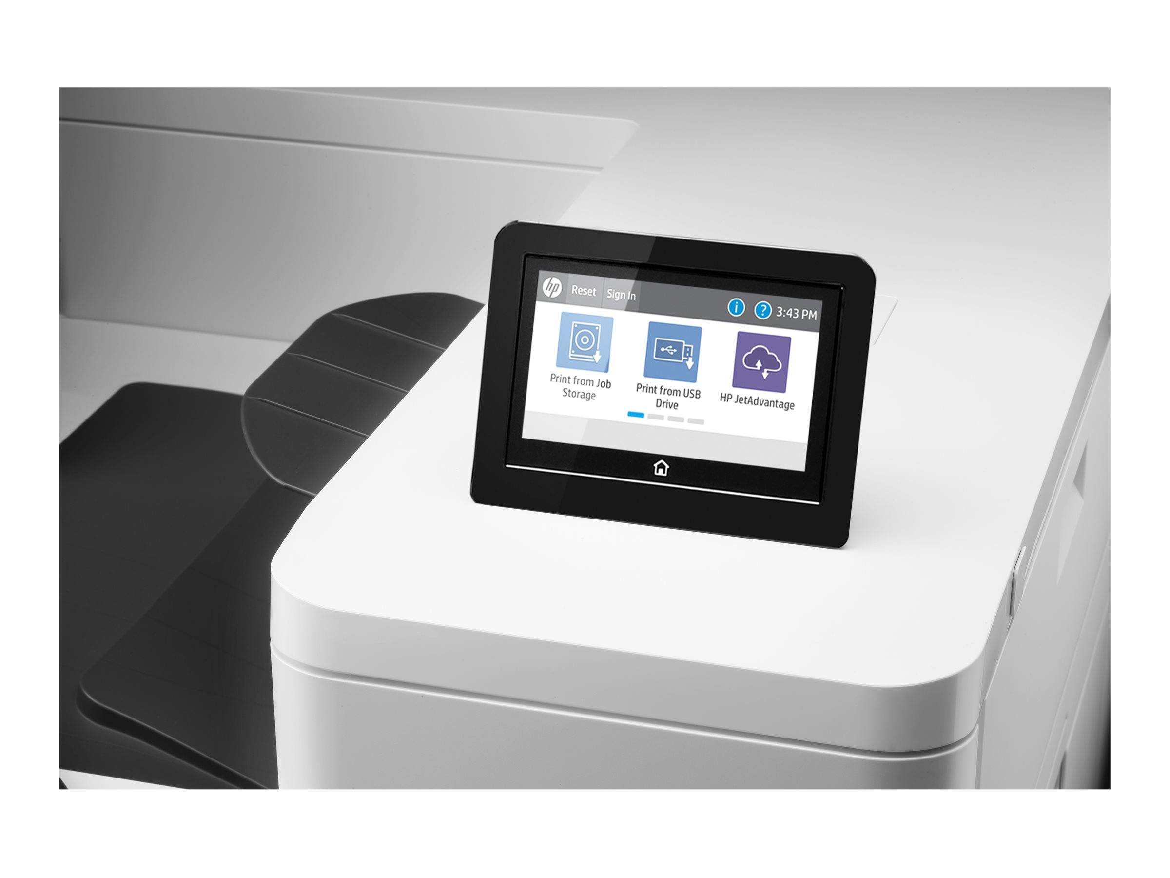 HP Color LaserJet Enterprise M856dn Printer colour Duplex laser A3 1200x1200dpi 56ppm mono 56ppm colour 650sheets USB LA-7