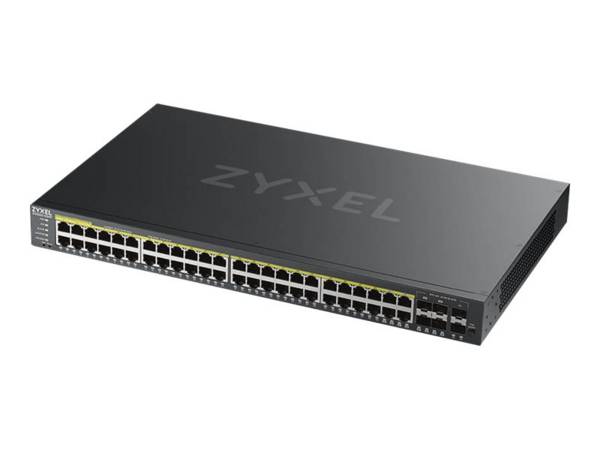 Zyxel GS2220-50HP-EU0101F, Géré, L2, Gigabit Ethernet (10/100/1000), Connexion Ethernet, supportant l'alimentation via c