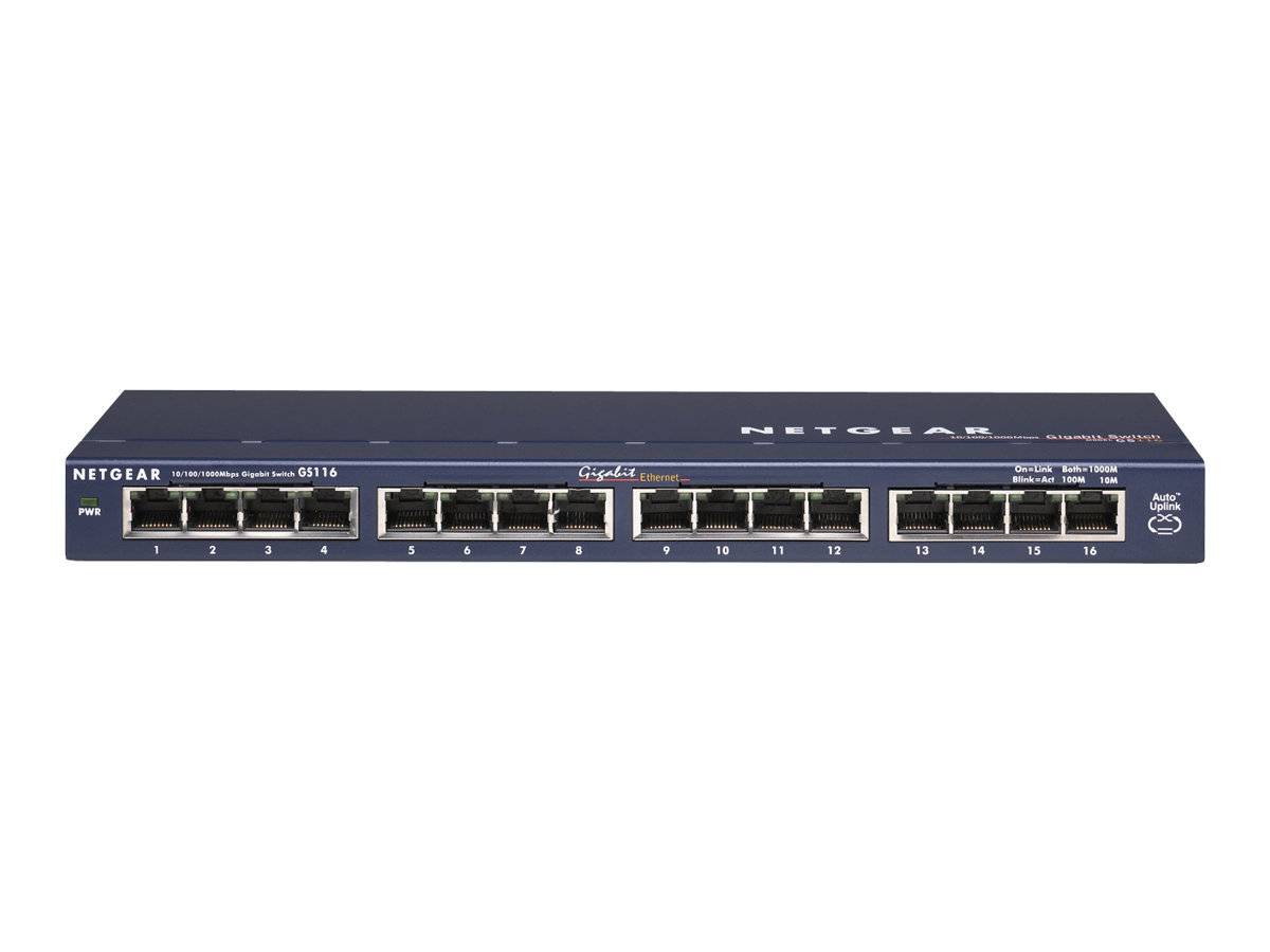 Switch réseau NETGEAR ProSAFE® GS116GE 16 ports 1 GBit/s-4