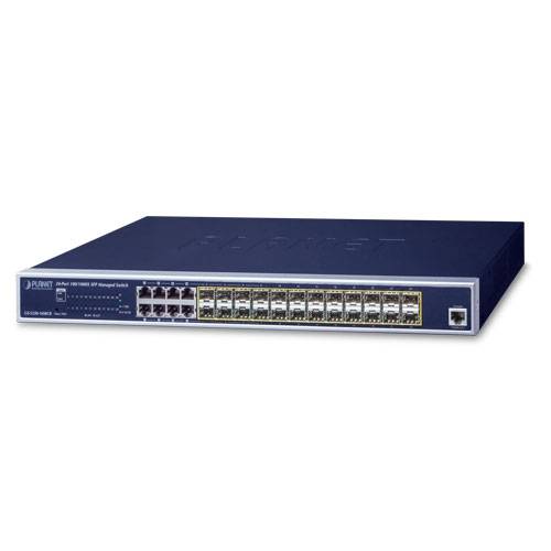 PLANET GS-5220-16S8CR commutateur réseau Géré L2+ Gigabit Ethernet (10/100/1000) 1U Bleu-1