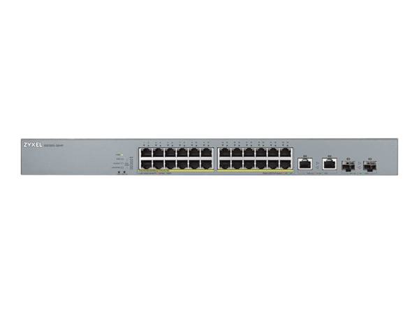 Zyxel GS1350-26HP-EU0101F, Géré, L2, Gigabit Ethernet (10/100/1000), Connexion Ethernet, supportant l'alimentation via c