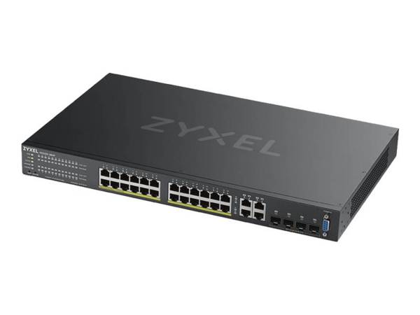 Zyxel GS2220-28HP-EU0101F, Géré, L2, Gigabit Ethernet (10/100/1000), Connexion Ethernet, supportant l'alimentation via c