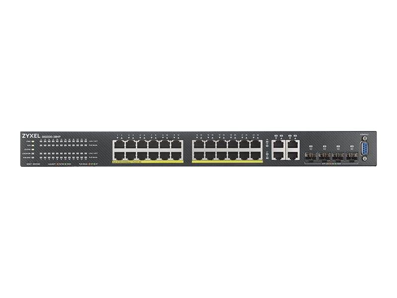 Zyxel GS2220-28HP-EU0101F, Géré, L2, Gigabit Ethernet (10/100/1000), Connexion Ethernet, supportant l'alimentation via c-6