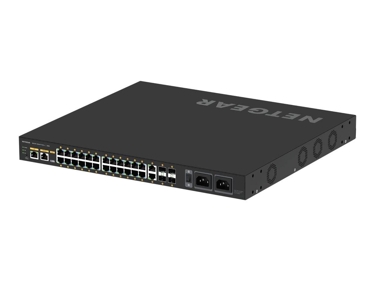 NETGEAR GSM4230UP, Géré, L2/L3, Gigabit Ethernet (10/100/1000), Connexion Ethernet, supportant l'alimentation via ce por-0