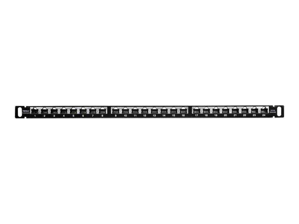 TRENDnet TC-P24C6AHS Panneau de brassage Cat6A blindé, 1/2U-5