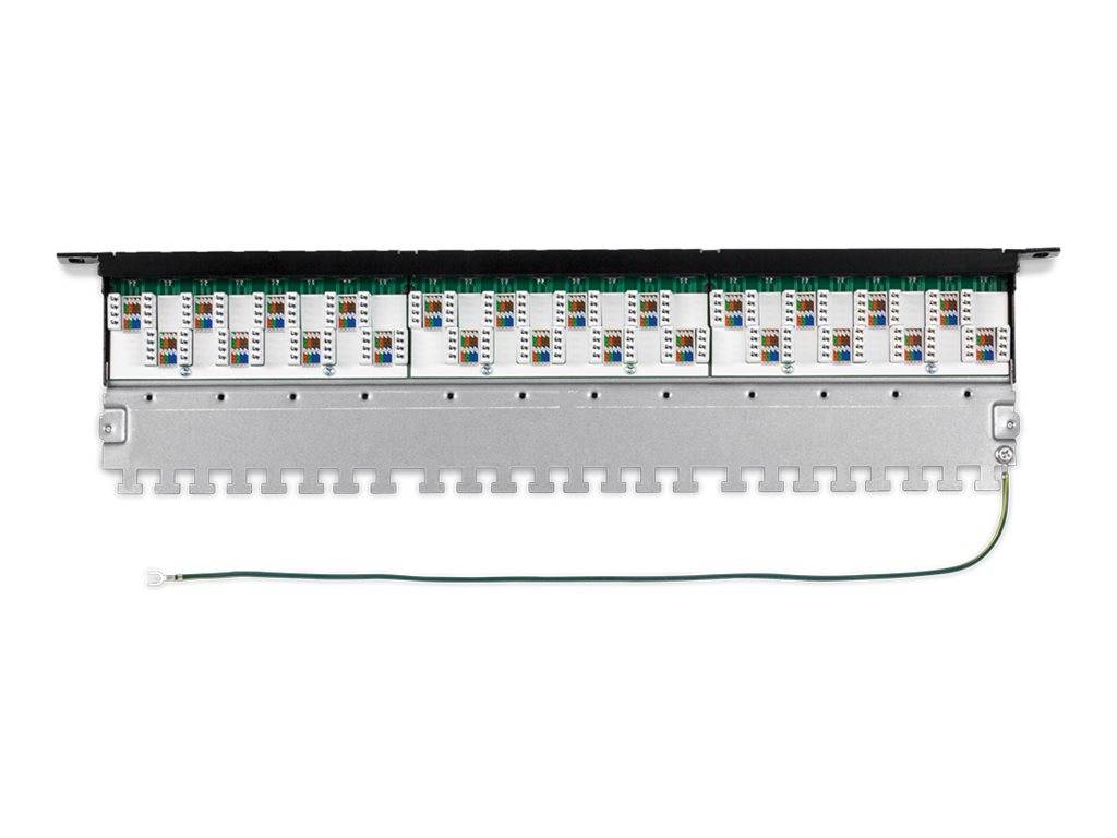 TRENDnet TC-P24C6AHS Panneau de brassage Cat6A blindé, 1/2U-7