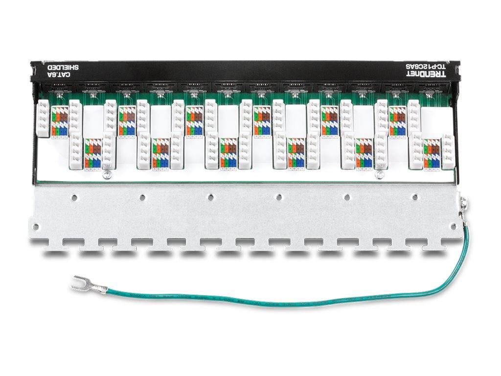 TRENDnet TC-P12C6AS Panneau de brassage renforcé à 12 ports Cat6A-5