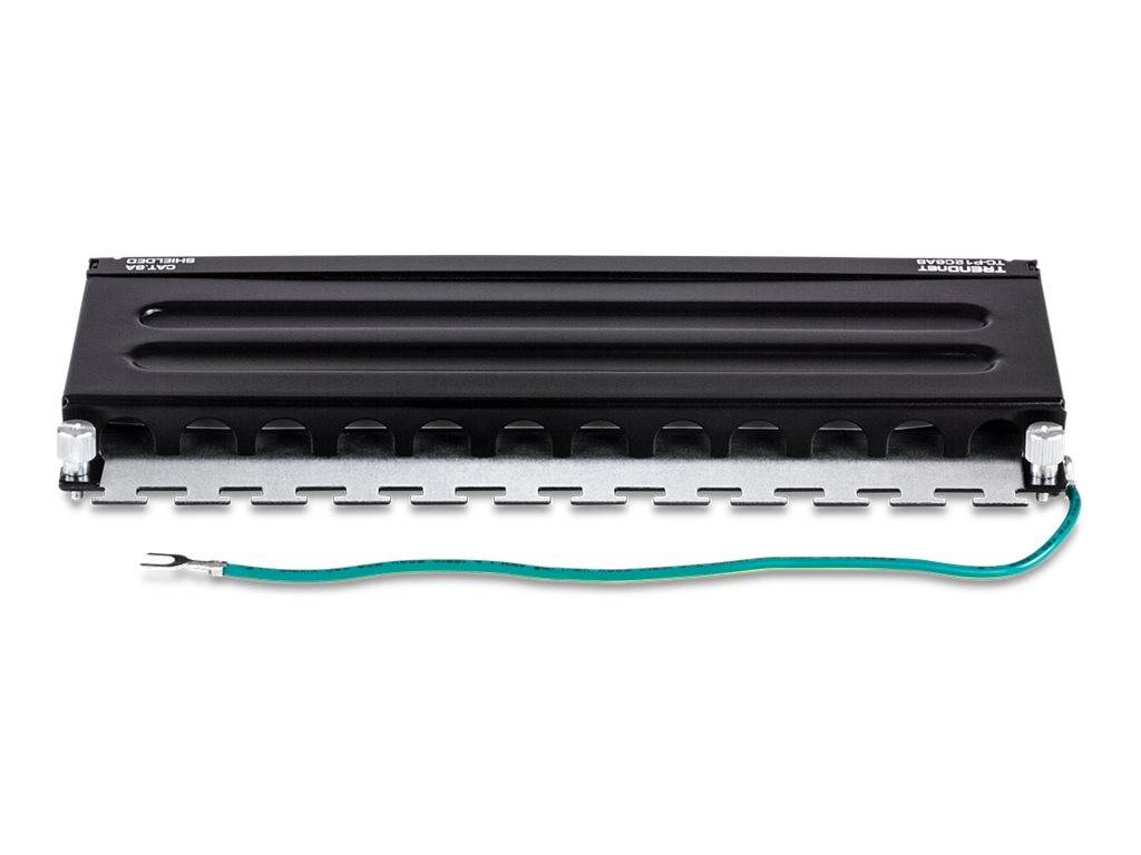 TRENDnet TC-P12C6AS Panneau de brassage renforcé à 12 ports Cat6A-6