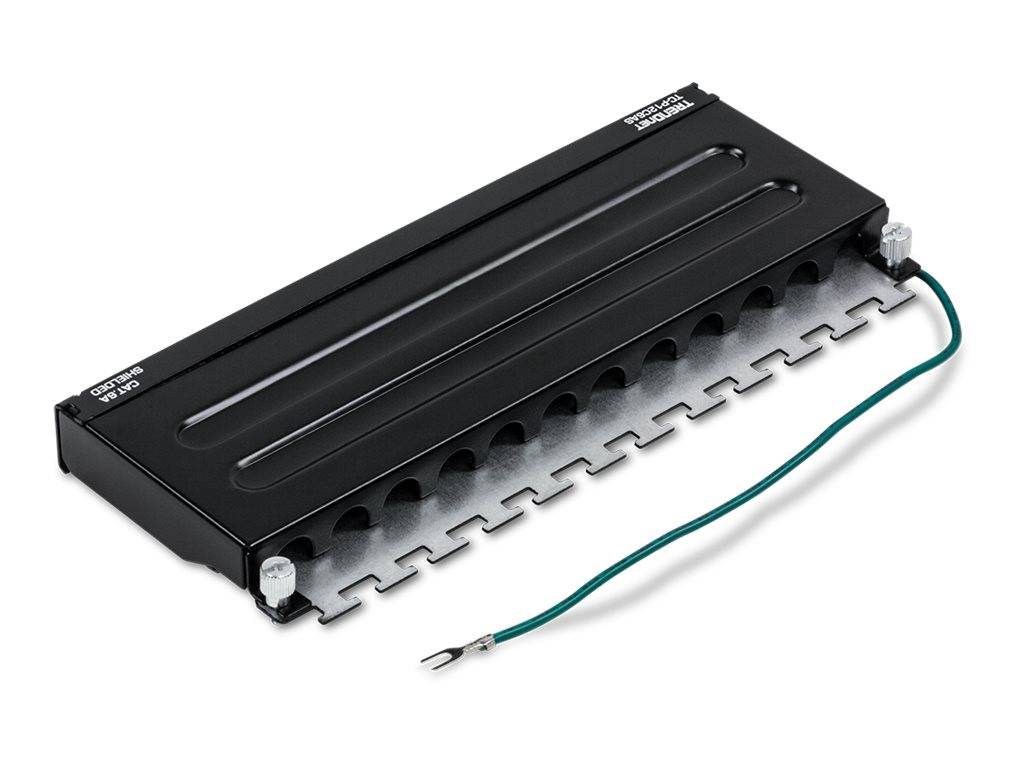 TRENDnet TC-P12C6AS Panneau de brassage renforcé à 12 ports Cat6A-7