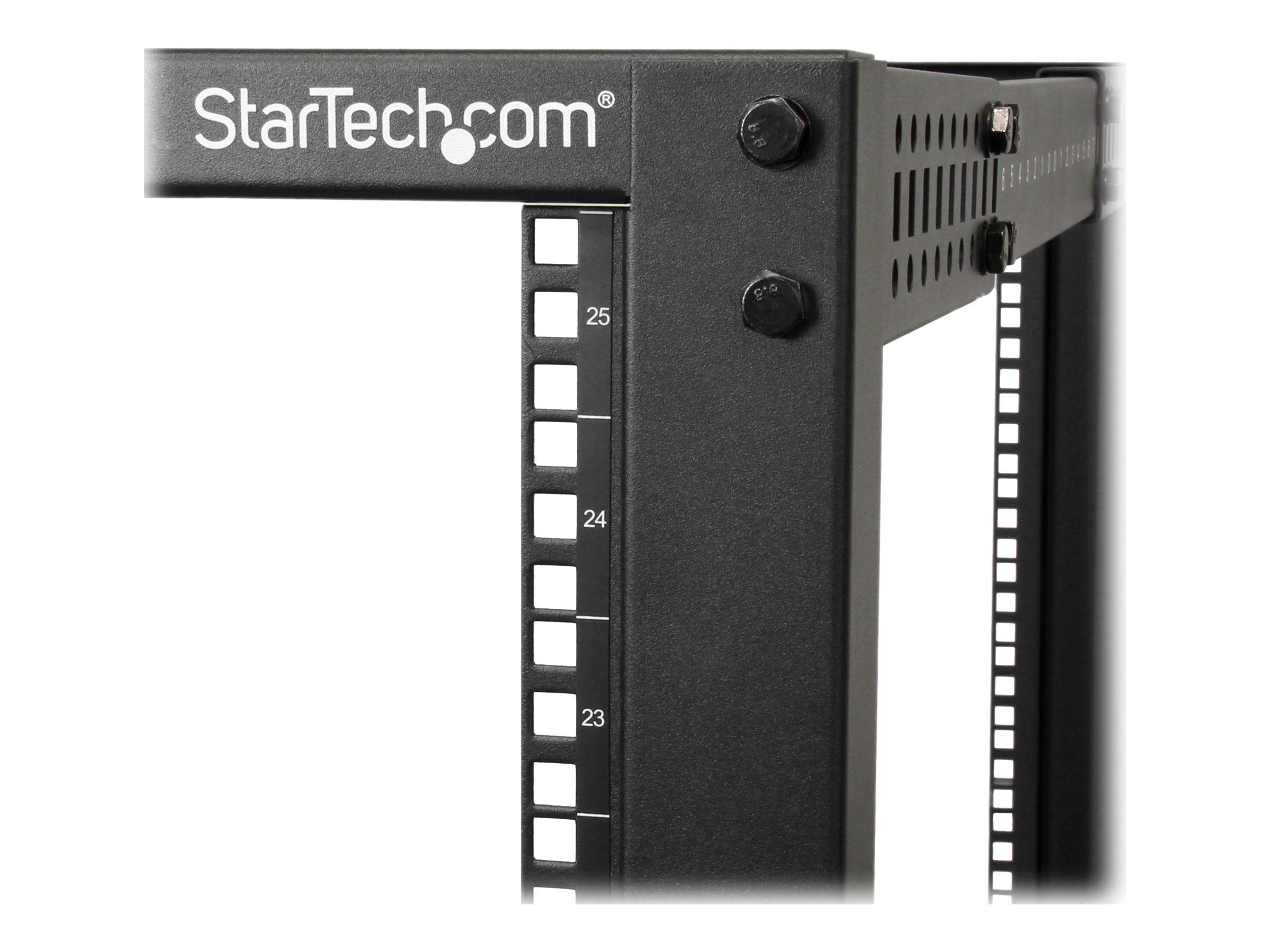 StarTech.com 4POSTRACK25U Boîtier en rack (l x H x P) 60 x 121.9 x 66.18 cm 25 UH noir-5