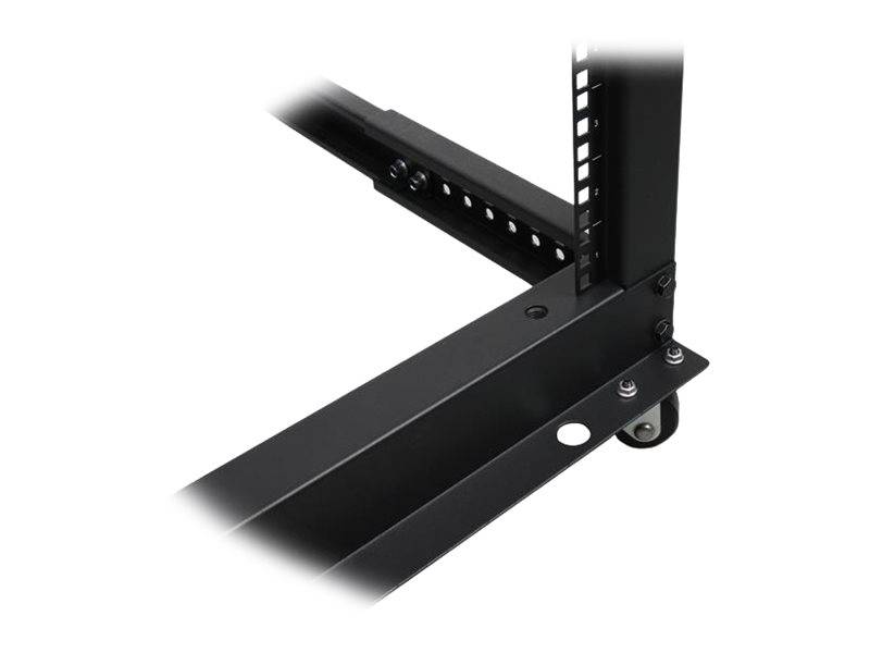 StarTech.com 4POSTRACK42 étagere Rack autonome Noir-6