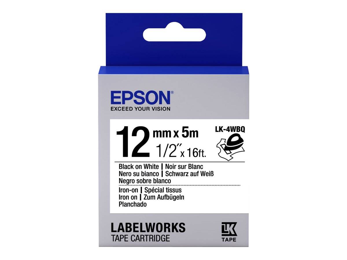 EPSON LK-4WBQ Thermocollant Noir/Blanc-0