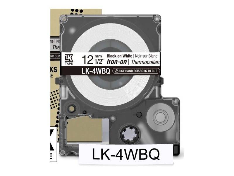 EPSON LK-4WBQ Thermocollant Noir/Blanc-4