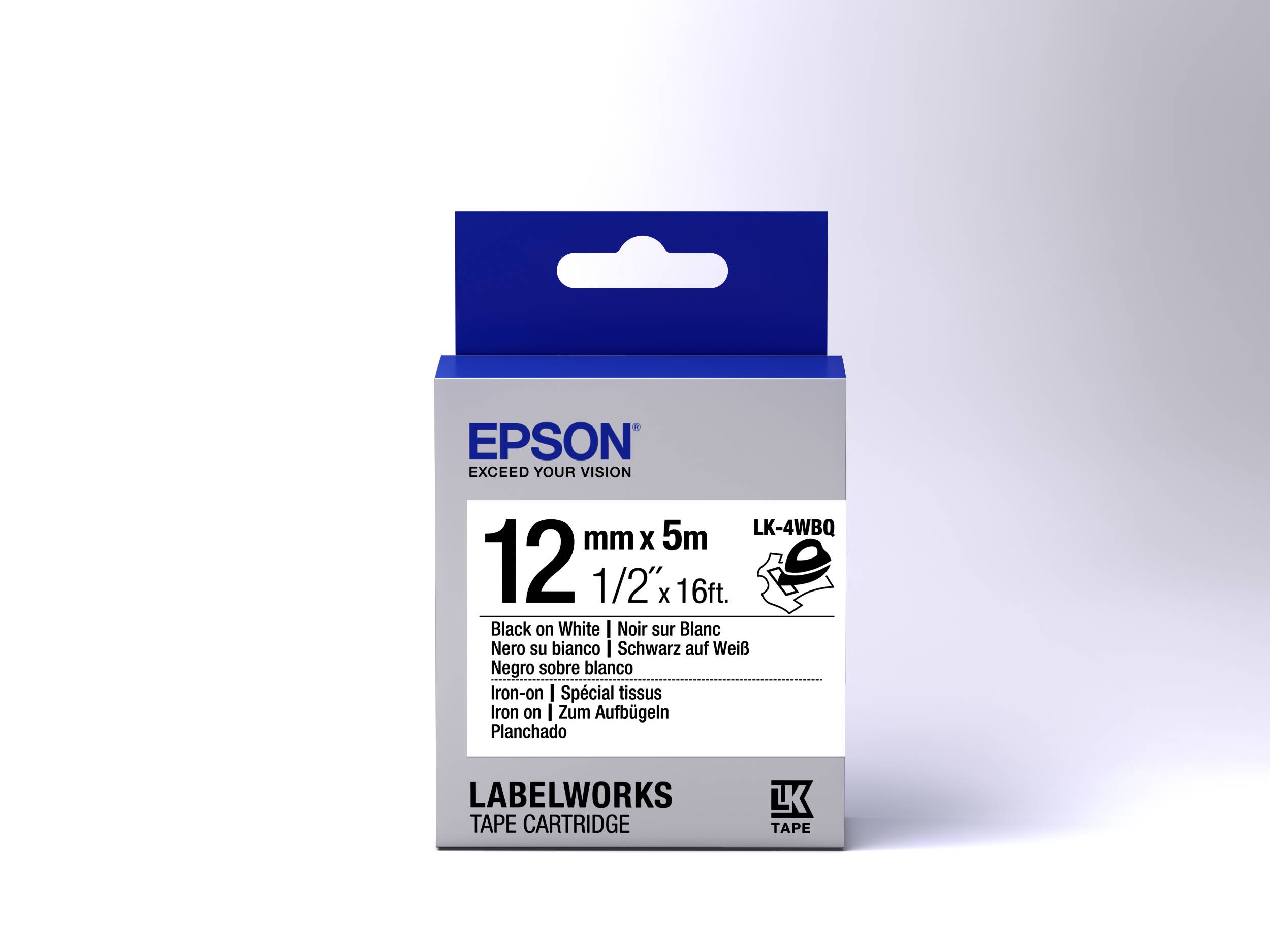 EPSON LK-4WBQ Thermocollant Noir/Blanc-6