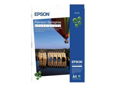 EPSON PREMIUM semi brillant photo papier inkjet 250g/m2 A3+ 20 feuilles pack de 1-4