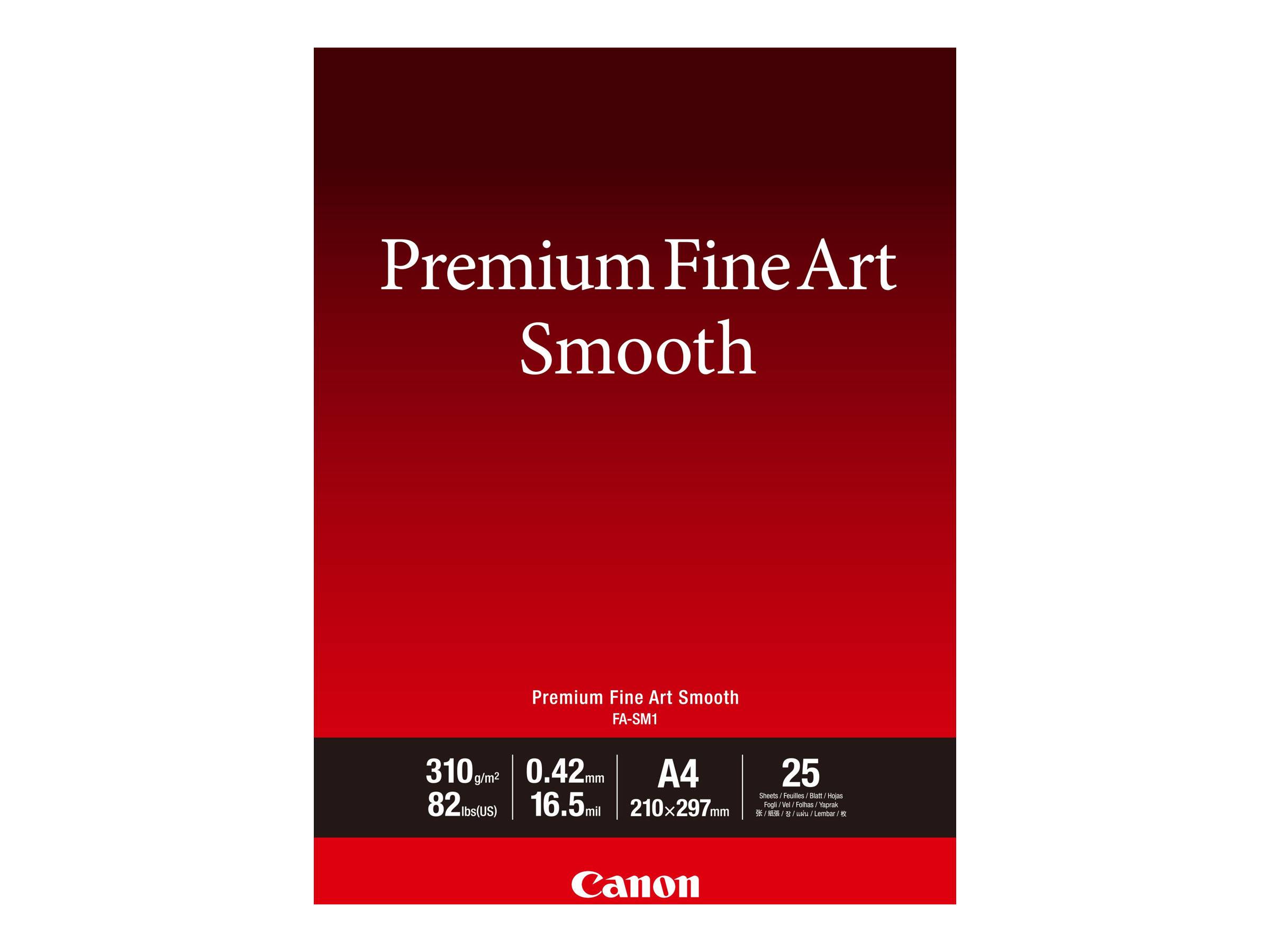 CANON FA-SM1 A4 Fine Art Paper 25 sheets-0