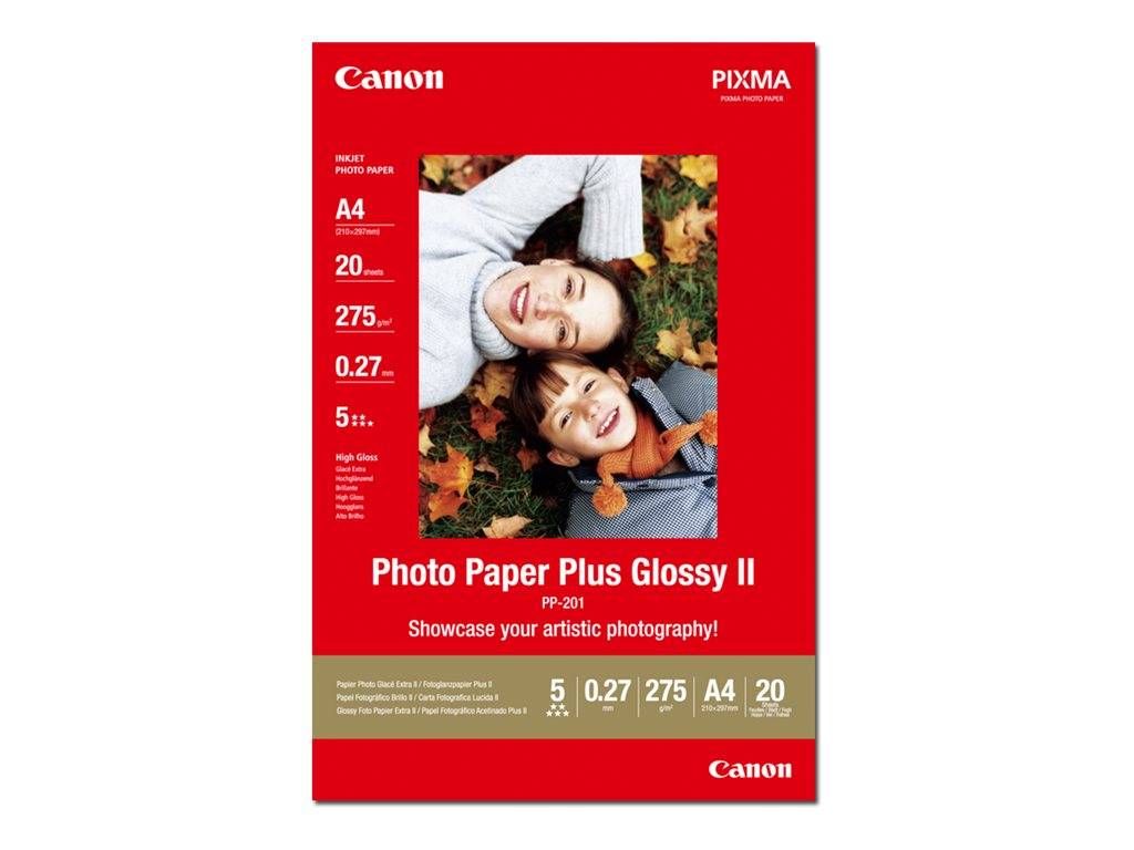 CANON PP-201 plus photo papier inkjet 260g/m2 A4 20 feuilles pack de 1-0