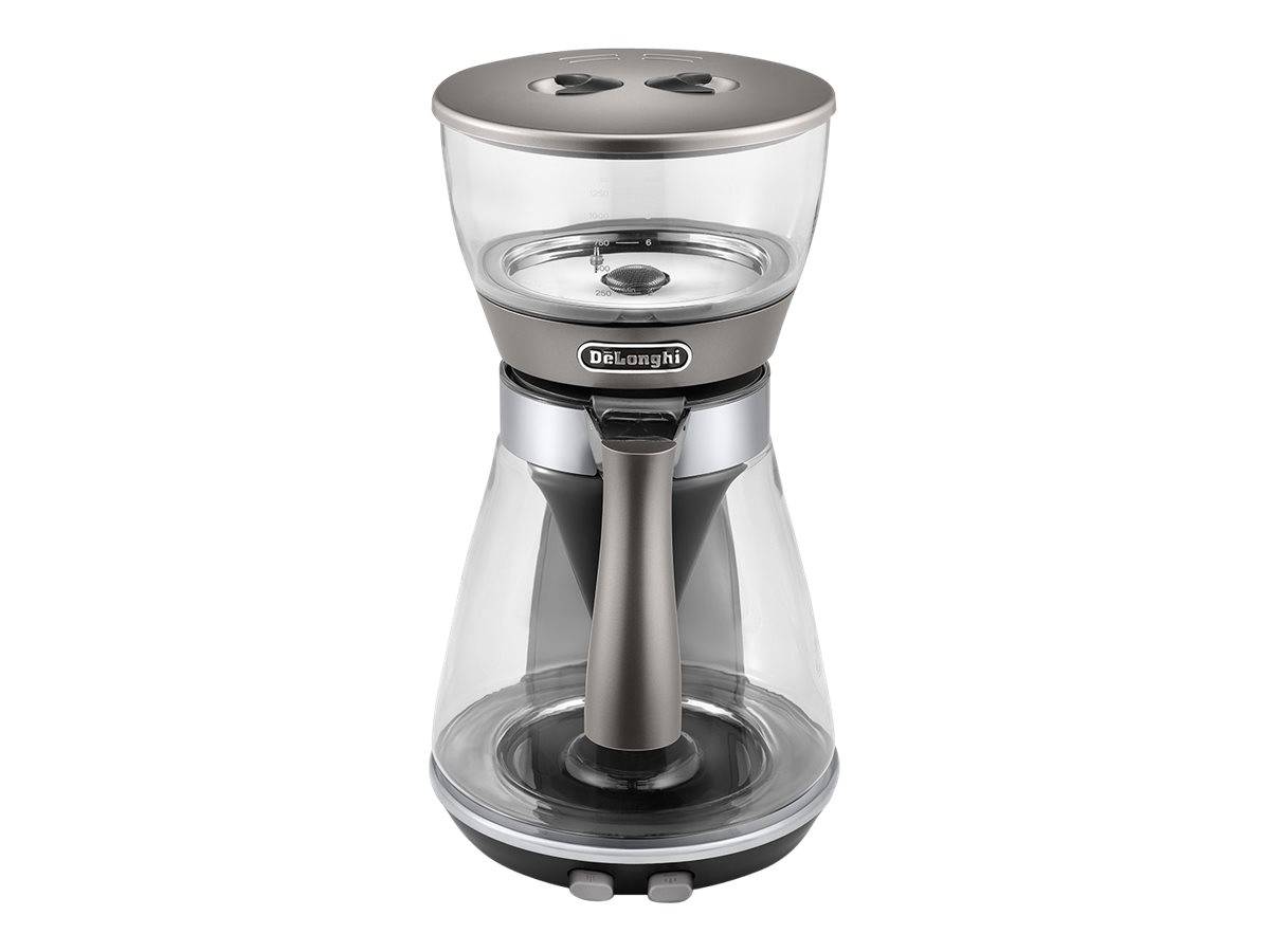 DeLonghi ICM17210 Clessidra Cafeti re verre gris argent Nombre de