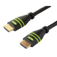 Câble de raccordement TECHly HDMI Fiche mâle HDMI-A 5.00 m noir ICOC-HDMI-4-050 Câble HDMI-8