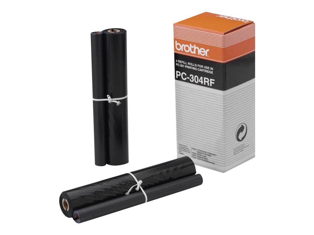 Pack 4 rubans d impression BROTHER PC304RF-6