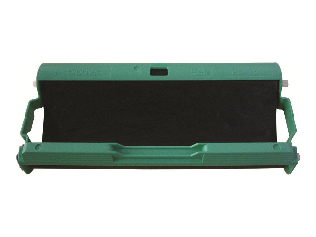 BROTHER PC-75 cassette ruban noir 144 pages pack de 1-6