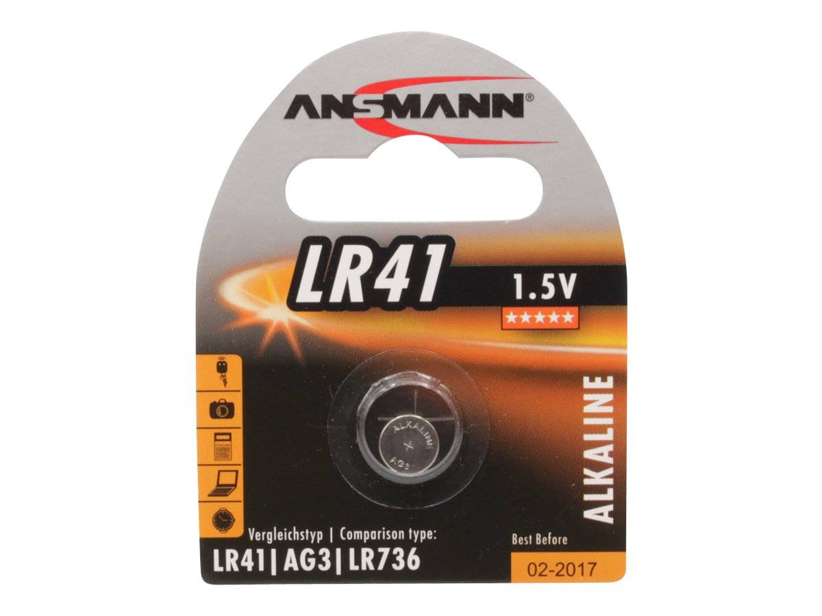 Ansmann Pile bouton LR 41 1 pc(s) lithium ANSMANN - Batterie LR41 - Alkalisch-6