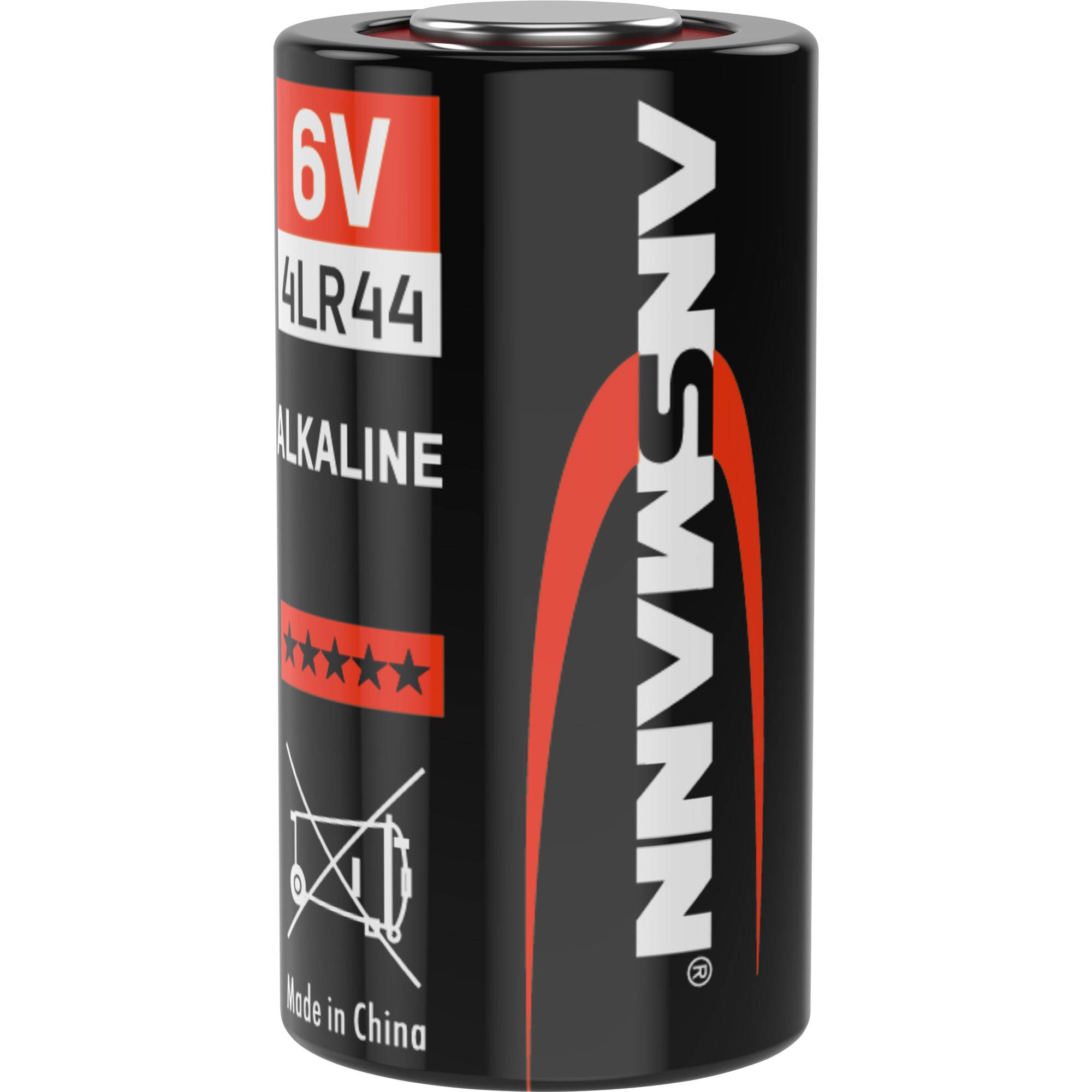 ANSMANN Piles alcalines 1510-0009 4LR44 blister de 1-5