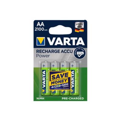 VARTA Ready2use Pile Rechargeable Mignon / AA 56706 Paquet de 4 2100mAh-4