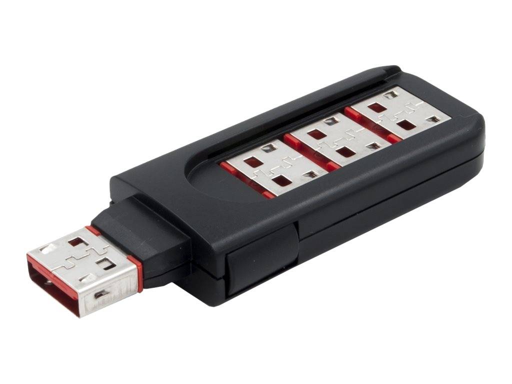 EXSYS EX-1112-R - USB Lock - 4x bloqueur de port, 1 clé-4