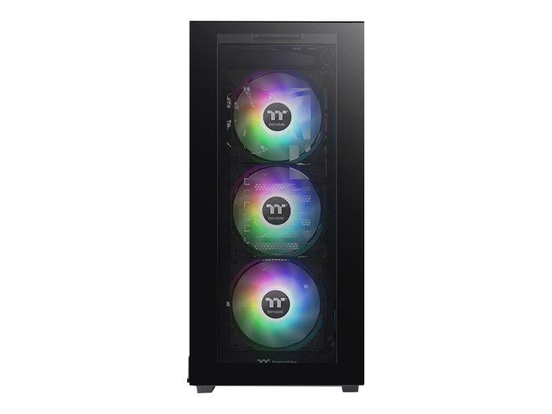 Thermaltake Divider 300 TG ARGB, Midi Tower, PC, Noir, ATX, micro ATX, Mini-ITX, SPCC, Multi-0