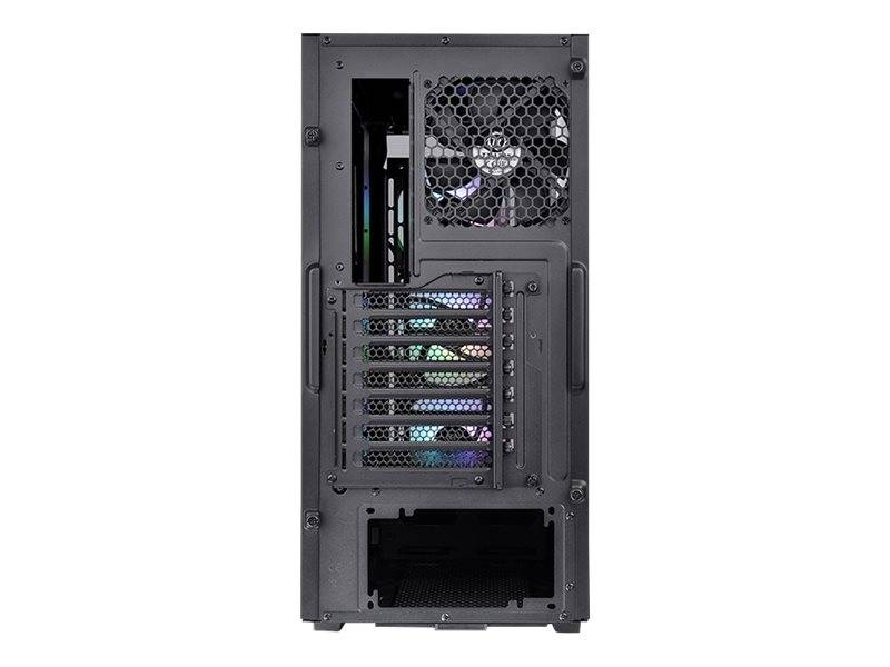 Thermaltake Divider 300 TG ARGB, Midi Tower, PC, Noir, ATX, micro ATX, Mini-ITX, SPCC, Multi-2
