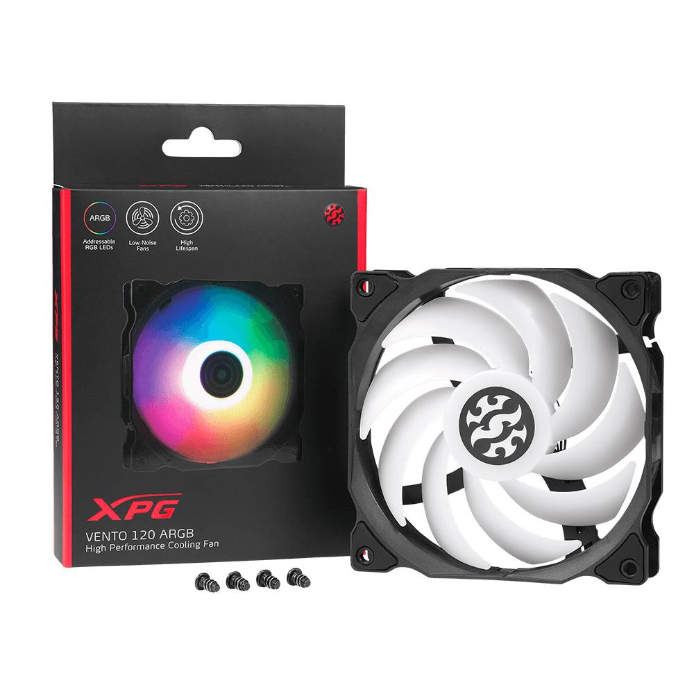 ADATA ADATA - XPG VENTO 120 ARGB - Gehäuselüfter - 120 mm Ventilateur pour PC multicolore avec éclairage LED-6