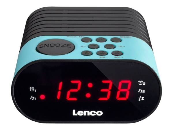 Radio Réveil FM PLL Double Alarme avec Affichage LED