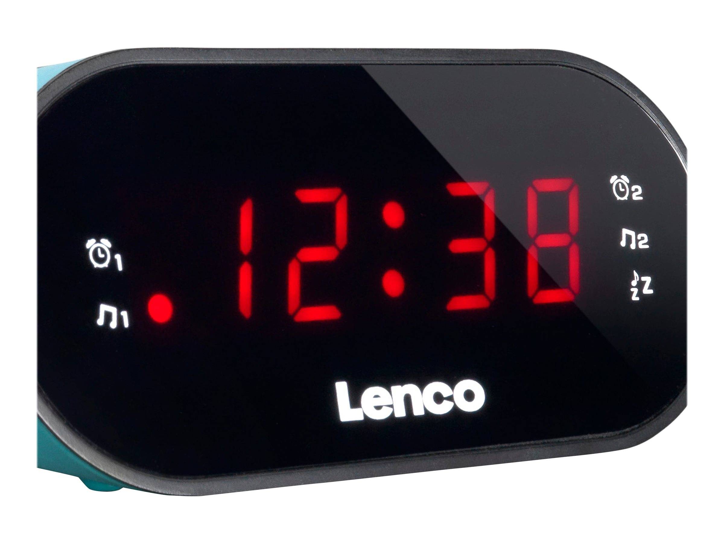 Radio Réveil FM PLL Double Alarme avec Affichage LED-5