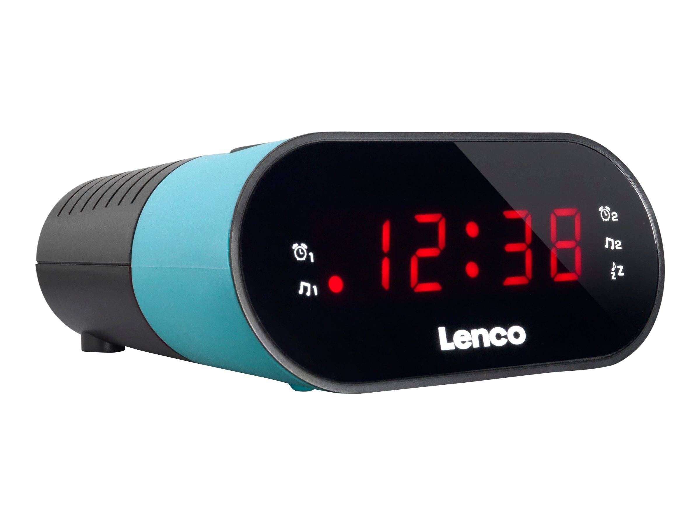 Radio Réveil FM PLL Double Alarme avec Affichage LED-7