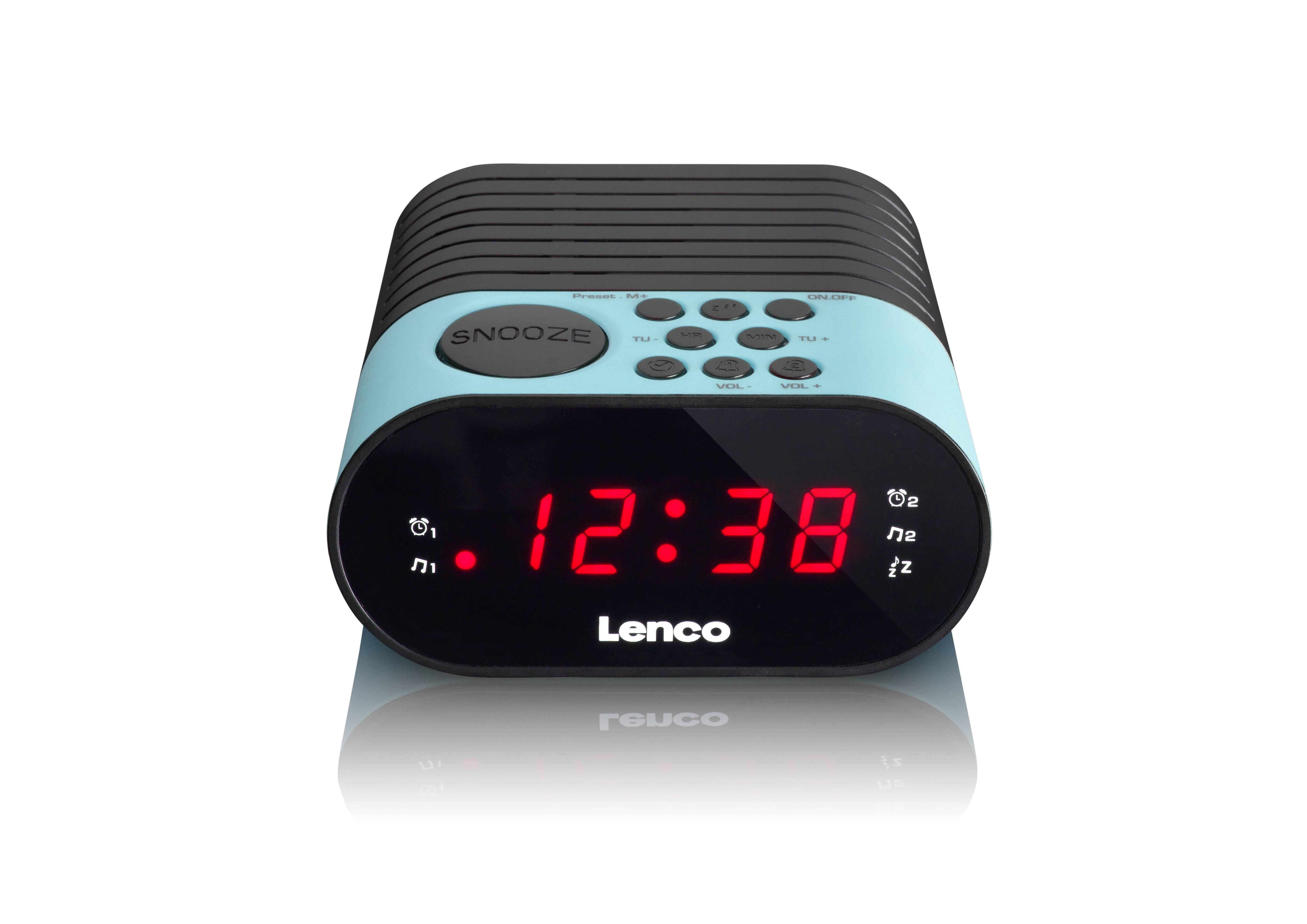 Radio Réveil FM PLL Double Alarme avec Affichage LED-8