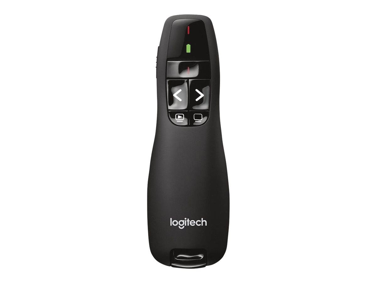 Logitech Presenter R400, sans fil, laser noir, 6 boutons, pile 2x AAA incluse, vente au détail-5