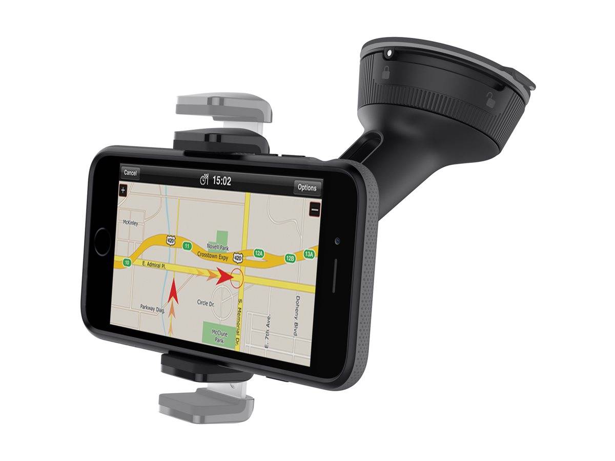 Support voiture Ventouse Tableau de bord ou Pare-brise Rotatif 360°-8