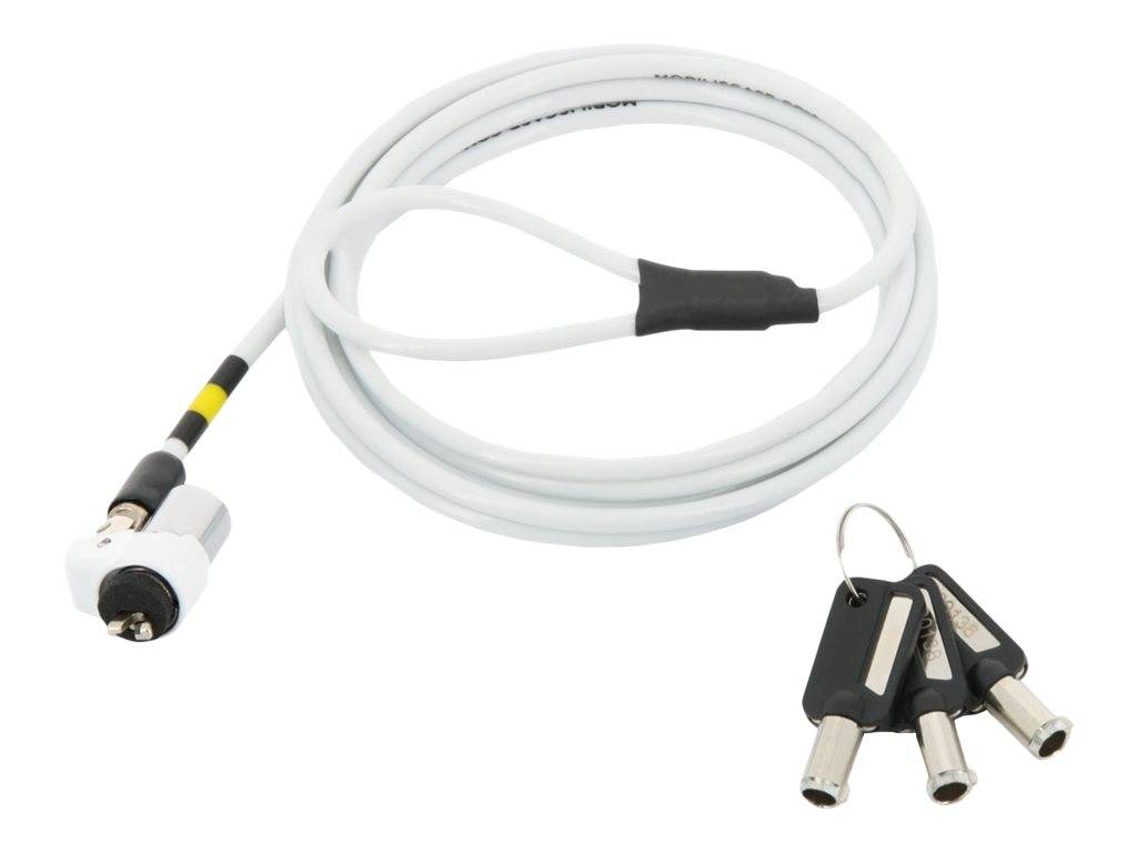 MOBILIS Câble de sécurité à clé rotatif compatible Clé Pass pour Encoche Wedge-0