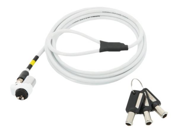 MOBILIS Câble de sécurité à clé rotatif compatible Clé Pass pour Encoche Wedge