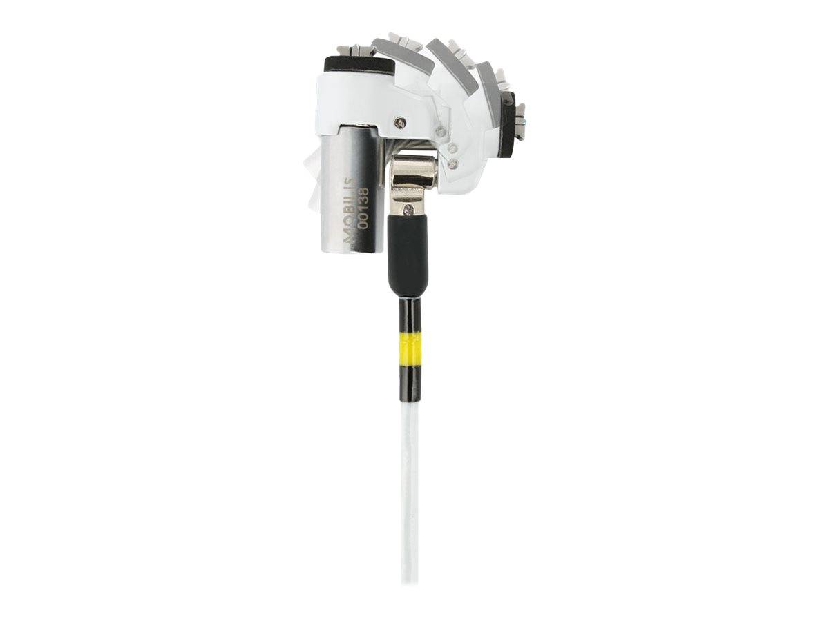 MOBILIS Câble de sécurité à clé rotatif compatible Clé Pass pour Encoche Wedge-5
