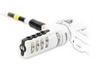 MOBILIS Câble de sécurité à code - 1.8 m - Blanc-2