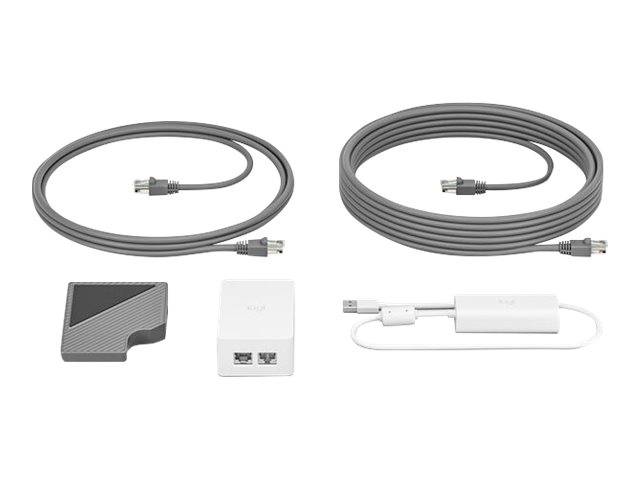 LOGITECH Cat5e Kit Video conferencing accessory kit for Base Bundle RoomMate + MeetUp + Tap IP Room Solution Base Bundle-5