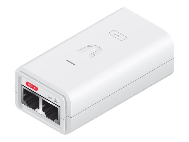 Ubiquiti Adaptateur PoE Gigabit Ethernet POE-24-7W-G-WH Blanc-0