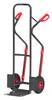 Diable en tube acier - Roues gonflables 260 x 85 mm, Gris RAL 7016