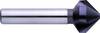 Fraise conique 90° HSS Exact 51140 Longueur:50 mm N/A tige cylindrique