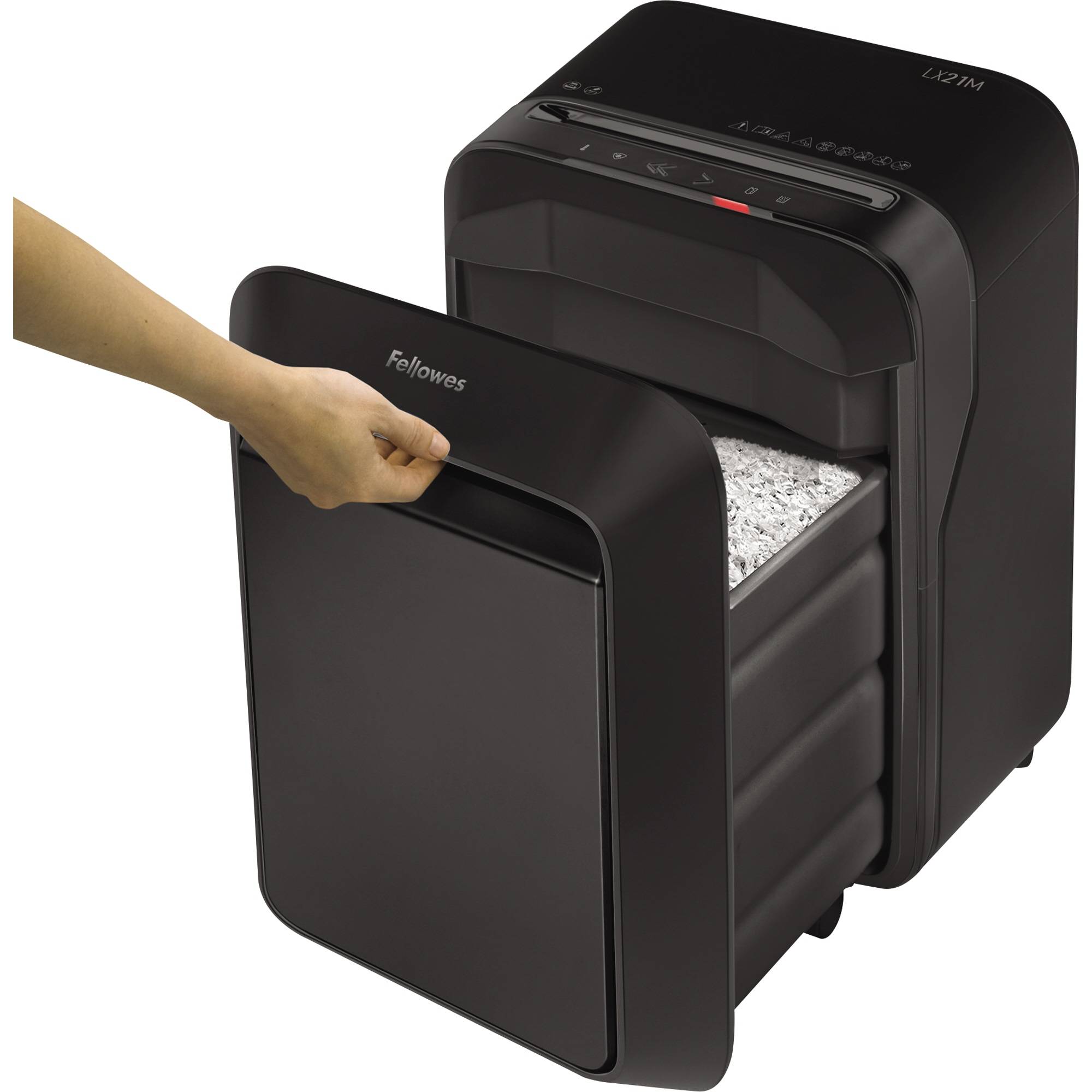 FELLOWES Powershred LX210 Black Shredder Mini Cut 230V EU/UK-2