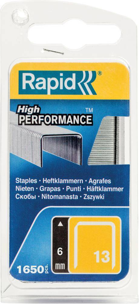 Agrafe Rapid 6mm Galva Agrafes Galvanisées Type 13 Pour Agrafeuses Rapid - Rapid-0